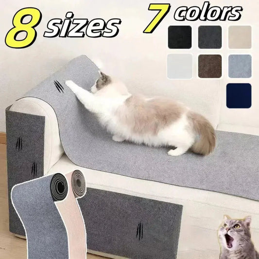 Wall - Mounted Cat Scratching Pad – Self - Adhesive, Durable & Cuttable - flairly